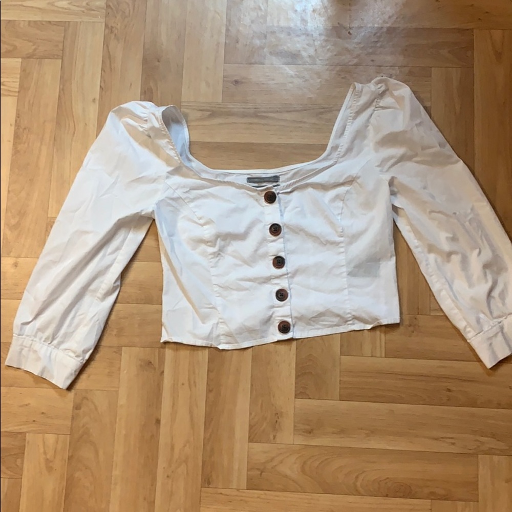 Urban Outfitters White Crop Top
